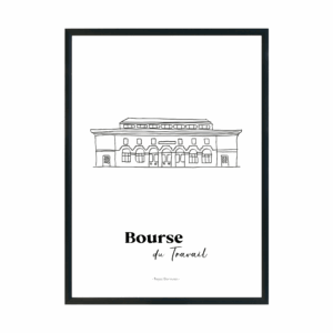 Affiche de la collection Troyes Glorieuses - Bourse du Travail Troyes