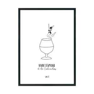 Affiche Vivre d'Amour & de Calvados