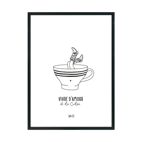 Affiche Vivre d'Amour & de Cidre