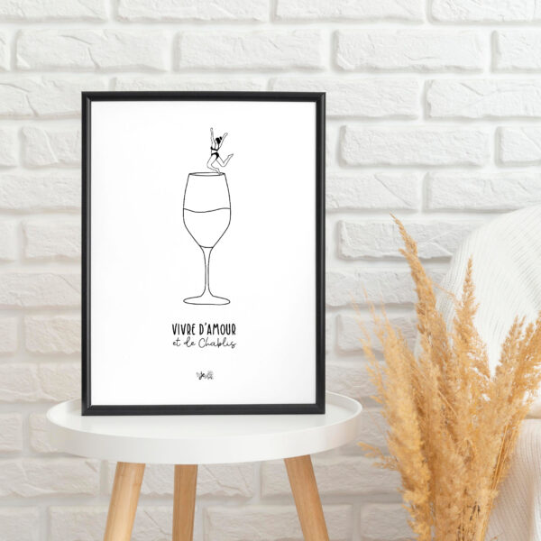 Affiche Vivre d'Amour & de Chablis – Image 3