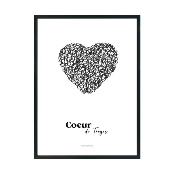 Affiche de la collection Troyes Glorieuses - Coeur de Troyes