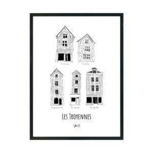 Affiche de la collection Made in Troyes - Les Troyennes