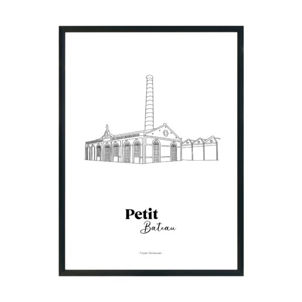 Affiche de la collection Troyes Glorieuses - Petit Bateau