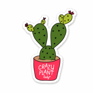 Sticker Crazy Plant Lady