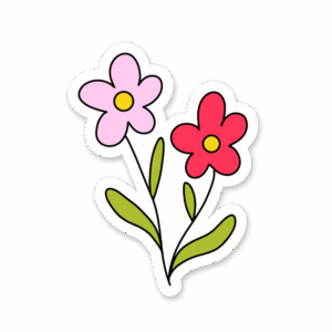Sticker Petites fleurs
