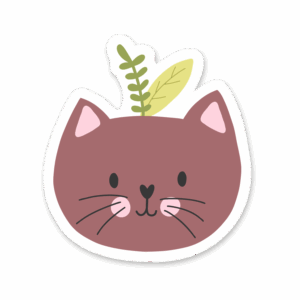 Sticker Chat plantes
