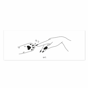 Marque-pages Patte de chat