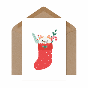 Carte Botte de Noël