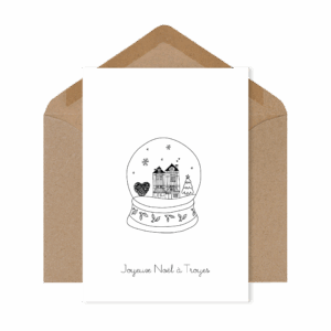 Carte Boule à neige