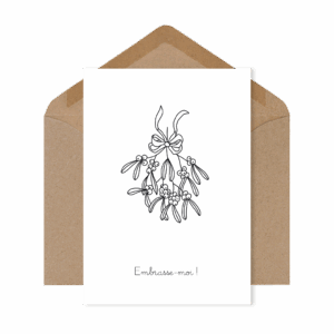 Carte Embrasse-moi