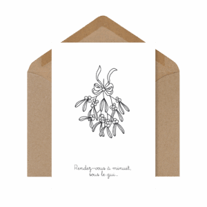 Carte Rendez-vous sous le gui