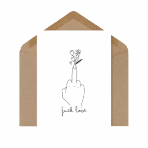 Carte Fuck love
