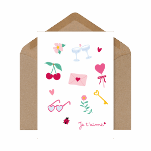 Carte Je t’aime