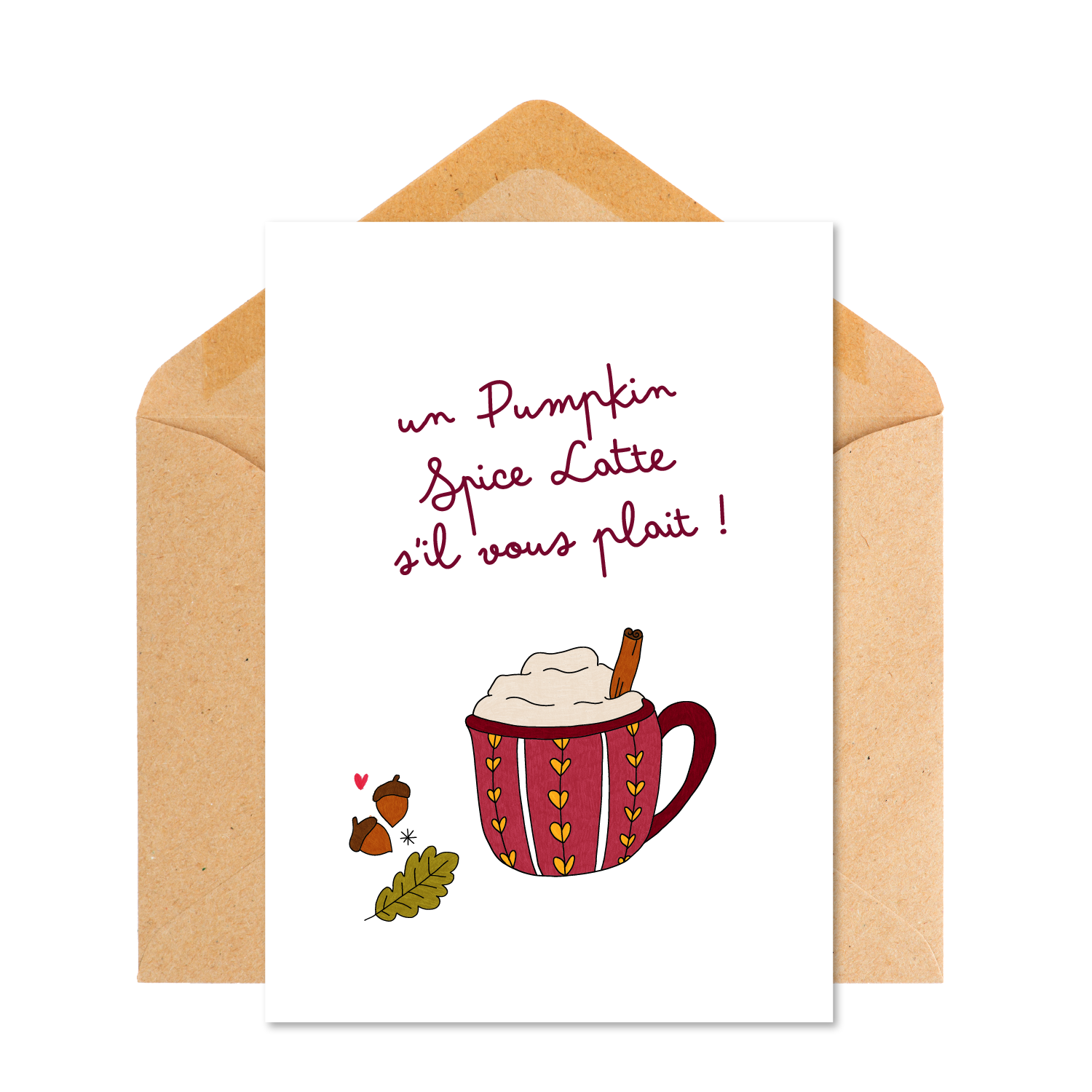 Carte Pause Pumpkin Spice