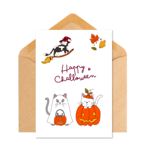 Carte Happy Challoween !