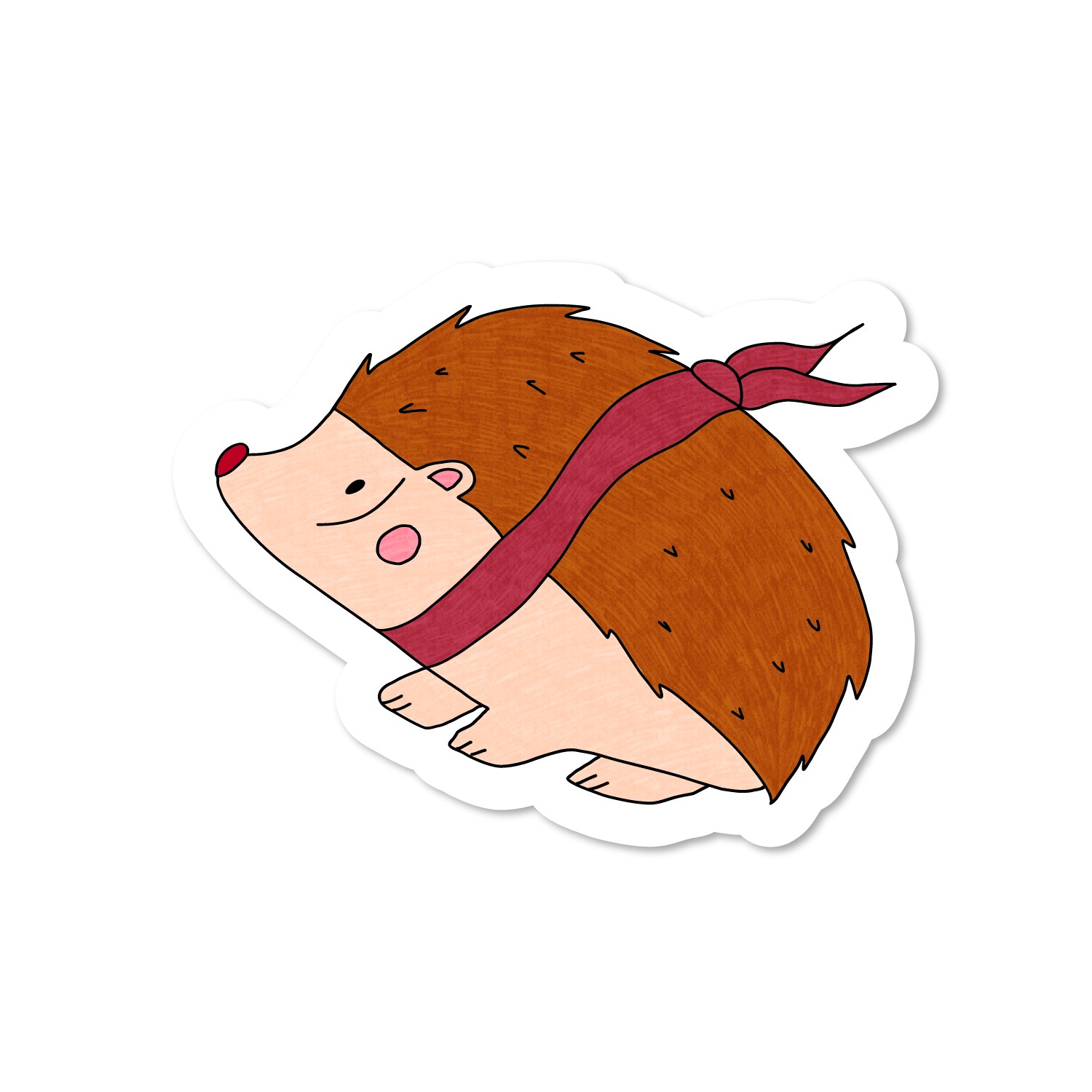 Sticker Petit hérisson d'automne